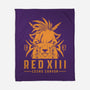 Red XIII-none fleece blanket-Alundrart