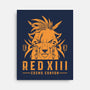Red XIII-none stretched canvas-Alundrart