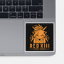 Red XIII-none glossy sticker-Alundrart