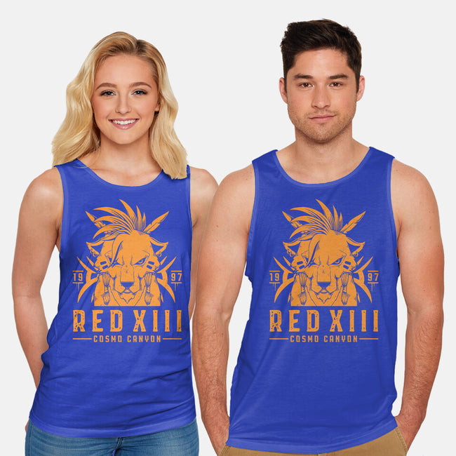 Red XIII-unisex basic tank-Alundrart
