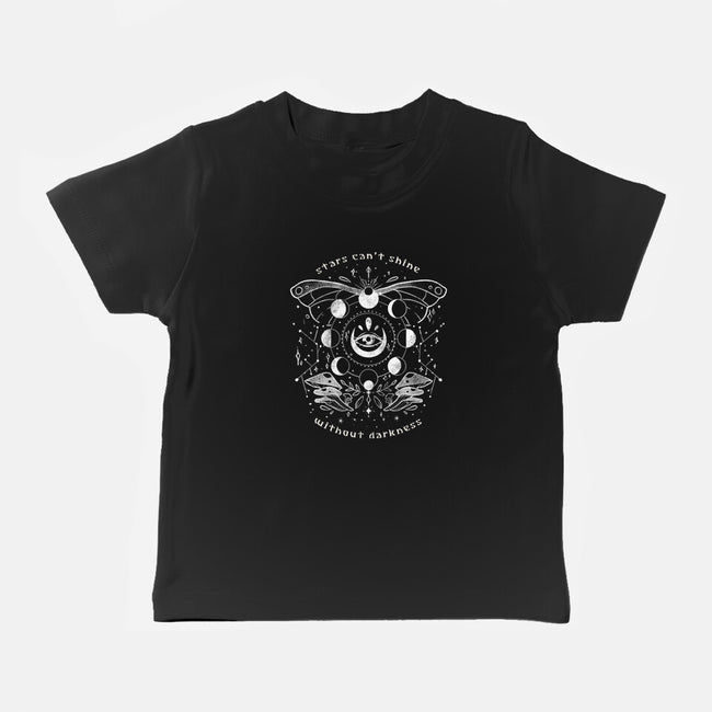 Stars Can't Shine Without Darkness-baby basic tee-eduely
