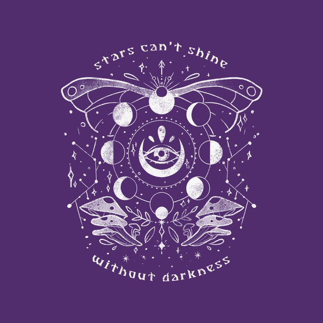 Stars Can't Shine Without Darkness-womens fitted tee-eduely