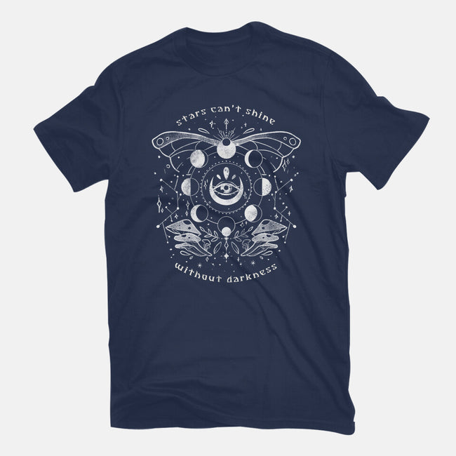 Stars Can't Shine Without Darkness-womens fitted tee-eduely