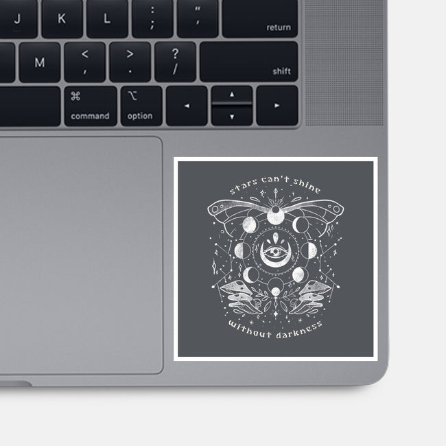 Stars Can't Shine Without Darkness-none glossy sticker-eduely