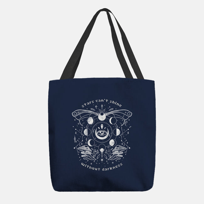 Stars Can't Shine Without Darkness-none basic tote-eduely