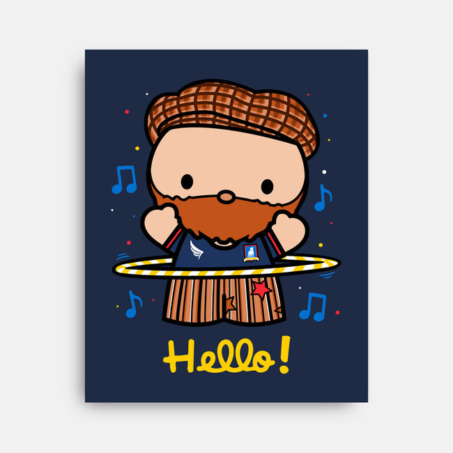 Hello Coach!-none stretched canvas-Raffiti