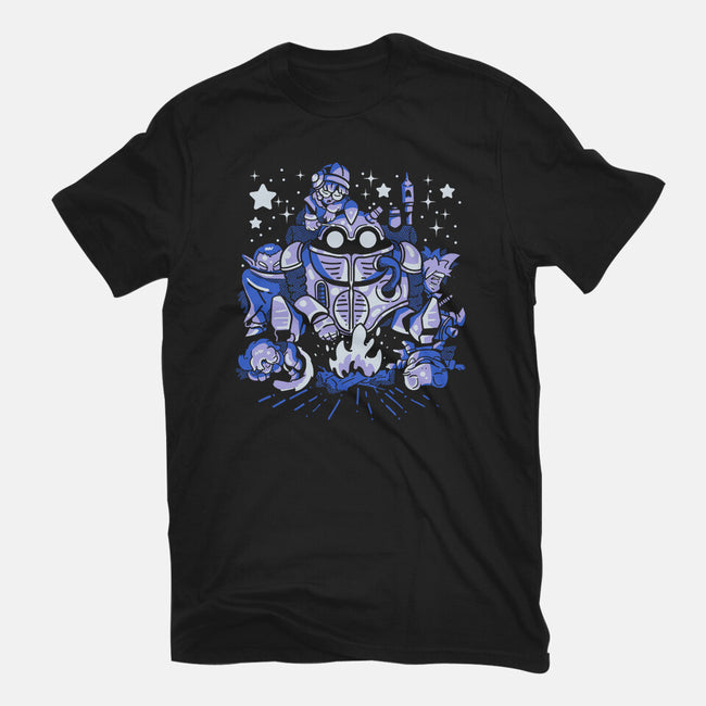 Deep Sleep-womens fitted tee-Sketchdemao