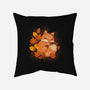 Autumn Fox-none removable cover throw pillow-ricolaa