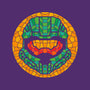 117 Helmet Mosaic-none stretched canvas-Logozaste