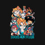 90's Anime Neko-none stretched canvas-Corgibutt