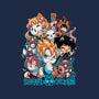 90's Anime Neko-none stretched canvas-Corgibutt