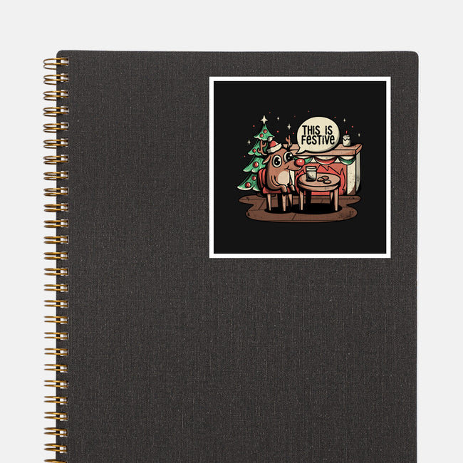 This Is Festive-none glossy sticker-eduely