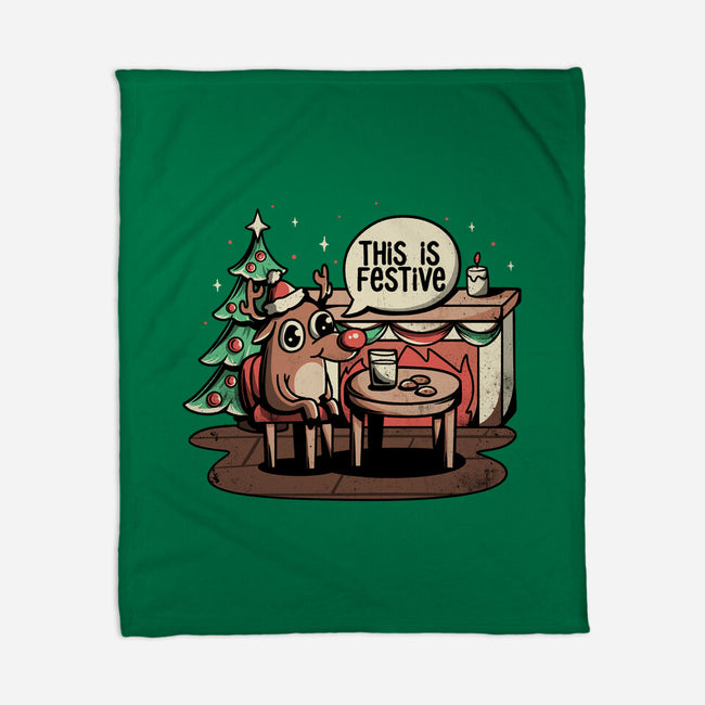 This Is Festive-none fleece blanket-eduely