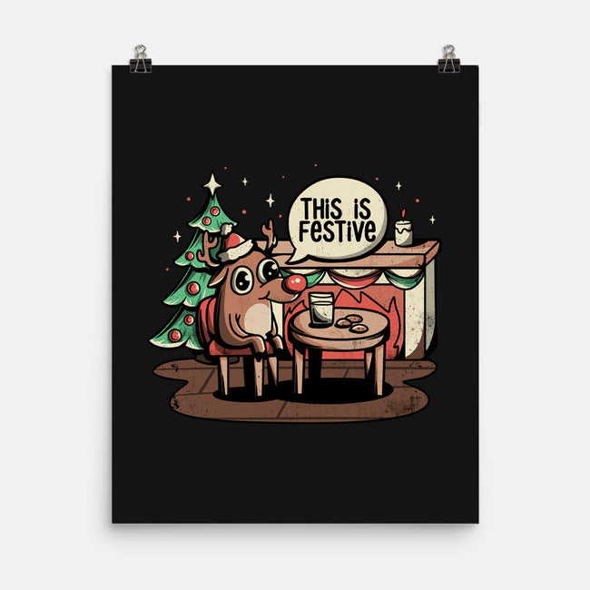 This Is Festive-none matte poster-eduely