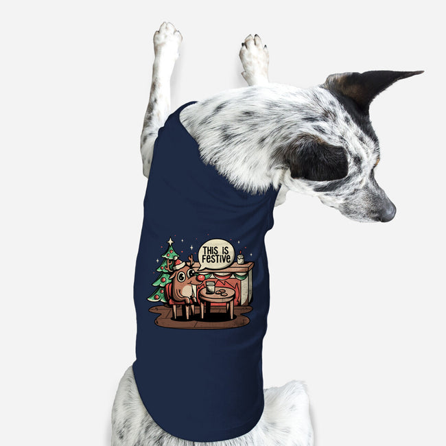 This Is Festive-dog basic pet tank-eduely