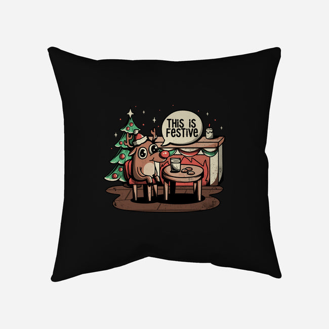 This Is Festive-none removable cover w insert throw pillow-eduely