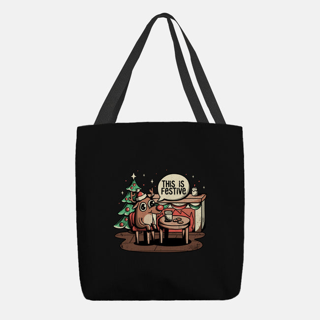 This Is Festive-none basic tote-eduely