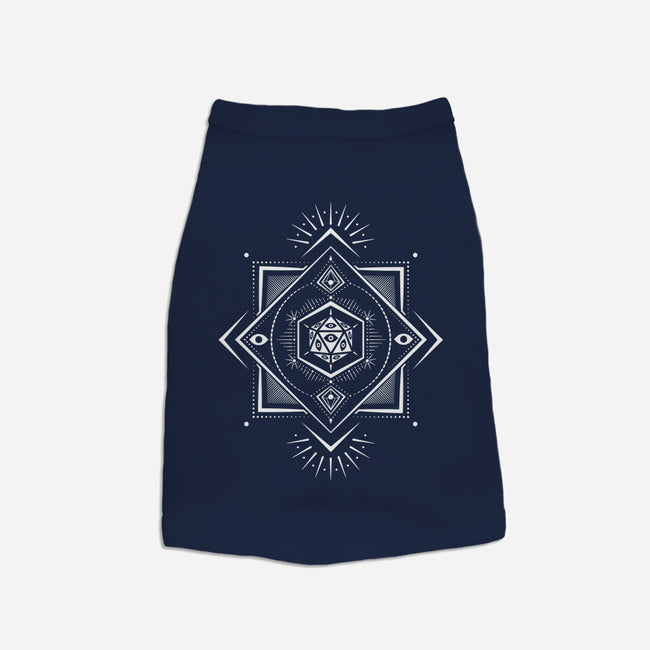 The Eye D20-dog basic pet tank-ShirtGoblin