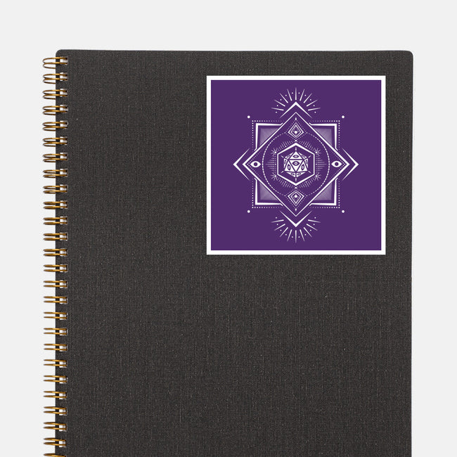 The Eye D20-none glossy sticker-ShirtGoblin