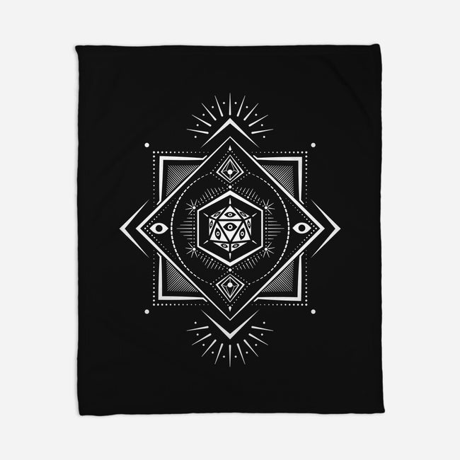 The Eye D20-none fleece blanket-ShirtGoblin