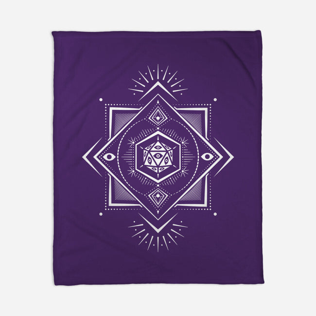 The Eye D20-none fleece blanket-ShirtGoblin