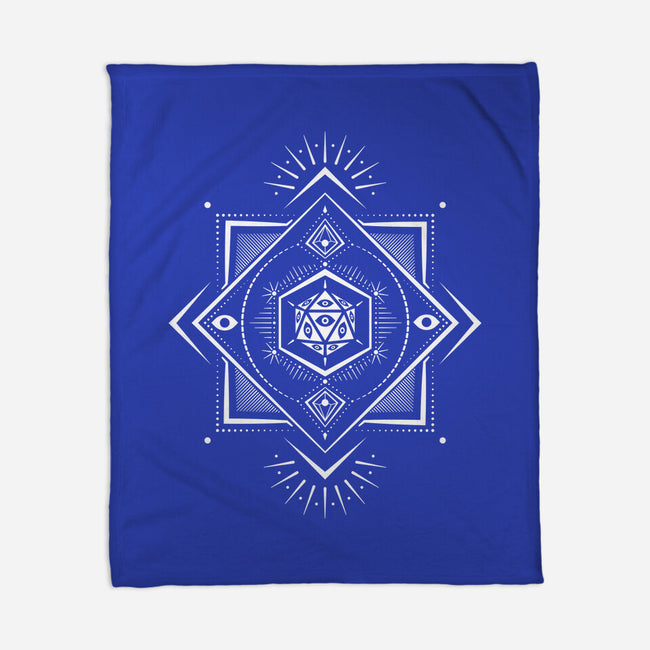 The Eye D20-none fleece blanket-ShirtGoblin