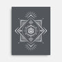 The Eye D20-none stretched canvas-ShirtGoblin