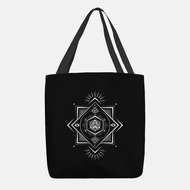 The Eye D20-none basic tote-ShirtGoblin