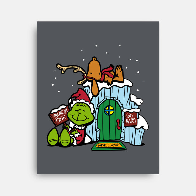 Grinch Nuts-none stretched canvas-Boggs Nicolas
