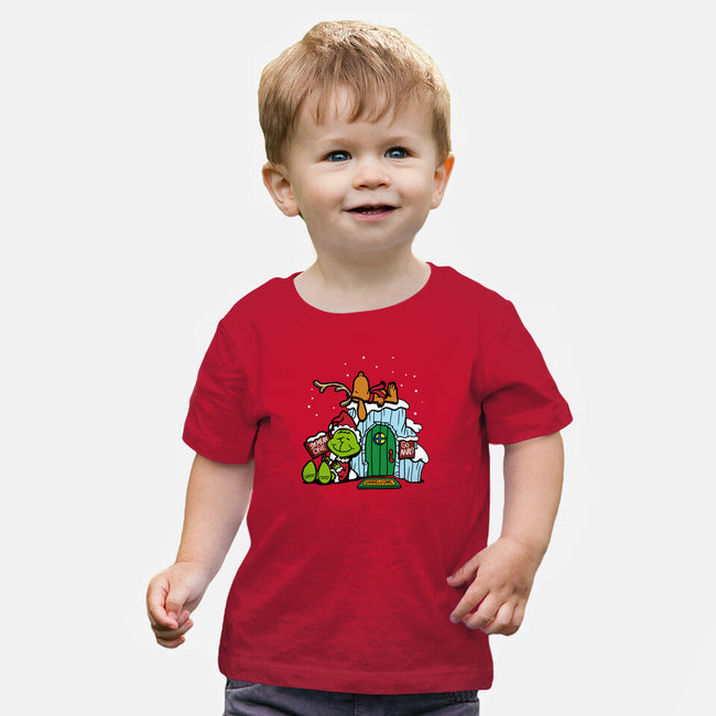 Grinch Nuts-baby basic tee-Boggs Nicolas