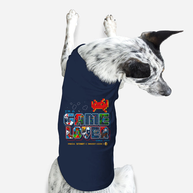 Video Game Lover-dog basic pet tank-goodidearyan