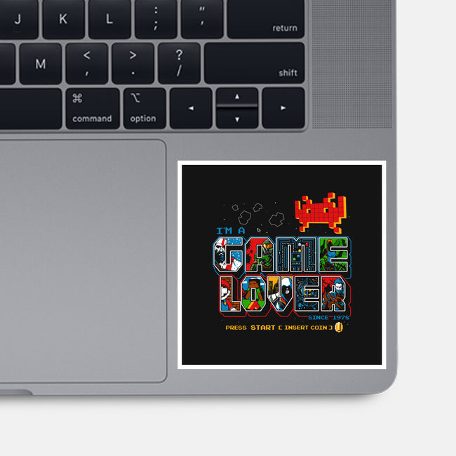 Video Game Lover-none glossy sticker-goodidearyan