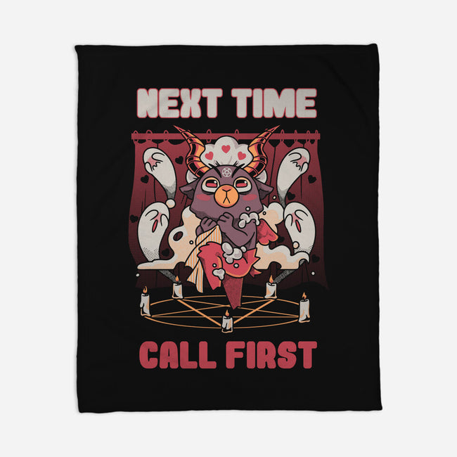 Next Time Call First-none fleece blanket-yumie