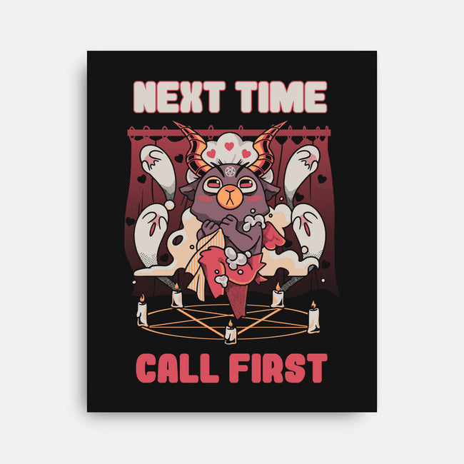 Next Time Call First-none stretched canvas-yumie