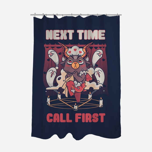 Next Time Call First-none polyester shower curtain-yumie