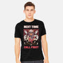 Next Time Call First-mens heavyweight tee-yumie