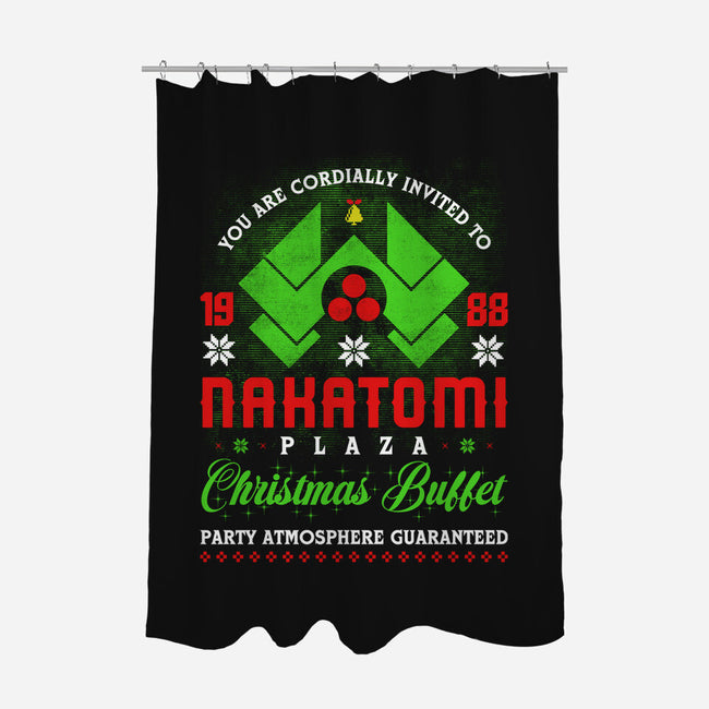 Plaza Invite-none polyester shower curtain-rocketman_art