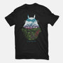 Anime Scenery-womens basic tee-pescapin