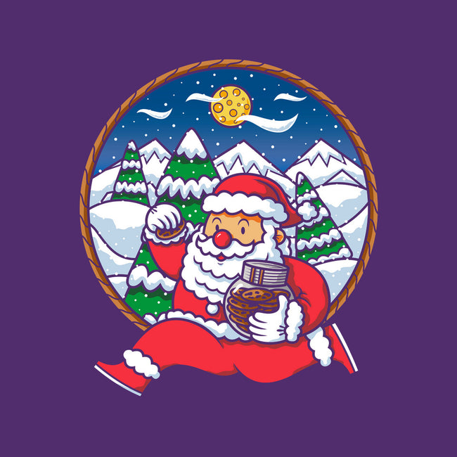 Santa Run-mens basic tee-krisren28