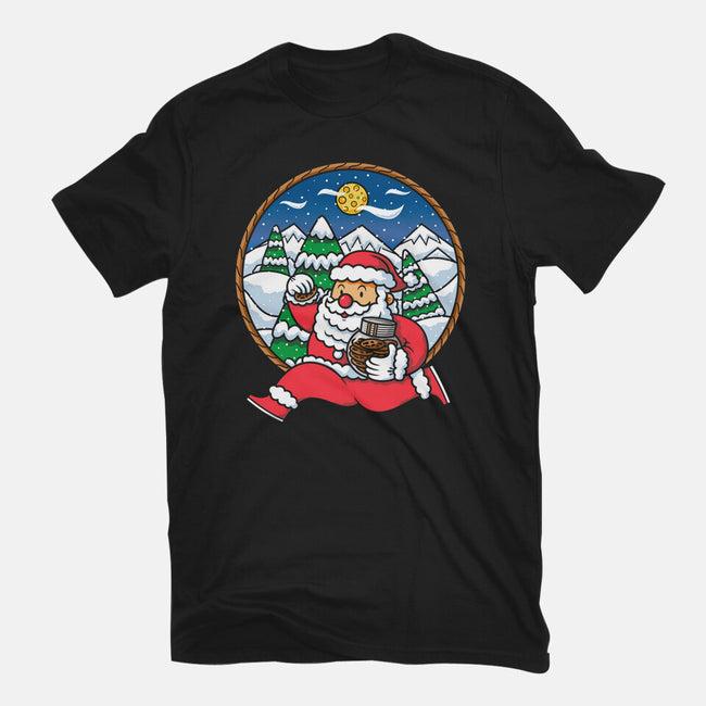 Santa Run-mens basic tee-krisren28