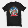 Santa Run-mens basic tee-krisren28