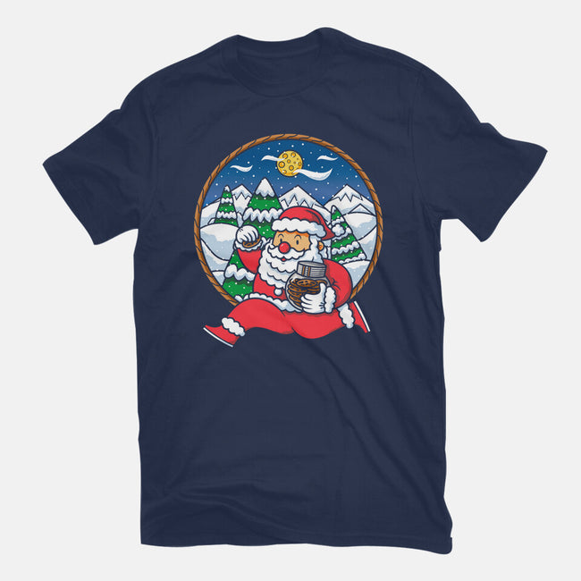 Santa Run-mens basic tee-krisren28