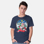 Santa Run-mens basic tee-krisren28