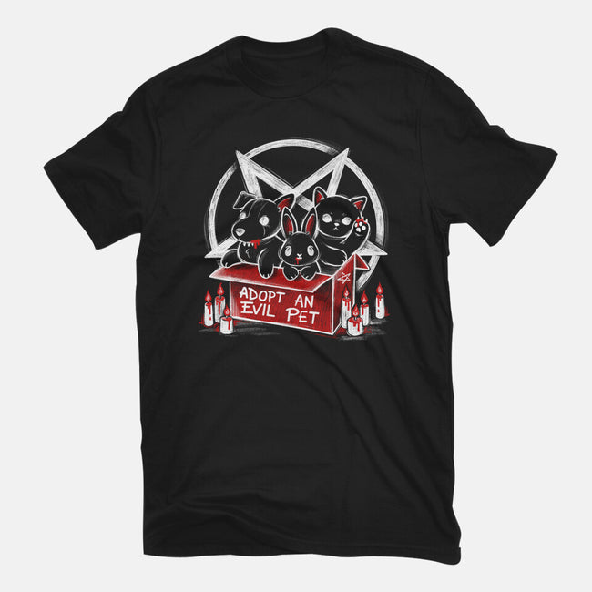 Adopt An Evil Pet-youth basic tee-NemiMakeit