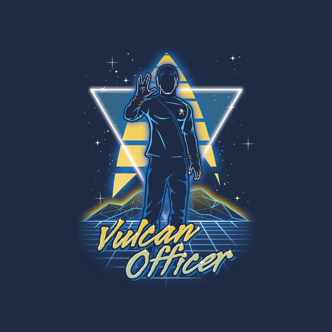 Retro Vulcan Officer-none removable cover throw pillow-Olipop