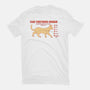 Cat Petting Guide-womens fitted tee-Thiago Correa