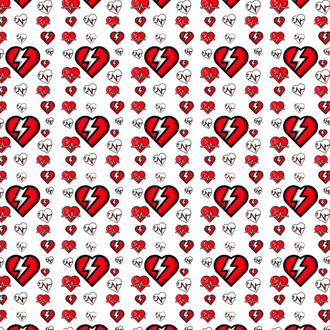 Heartbroken-none all over print duffle bag-bradleyheal