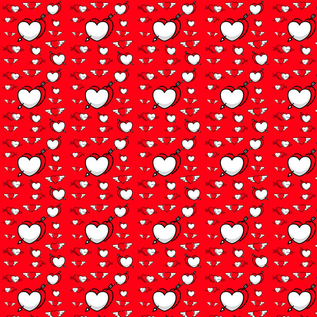 Heartstruck-none all over print duffle bag-bradleyheal