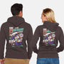 Grim Reapurr-unisex zip-up sweatshirt-ilustrata