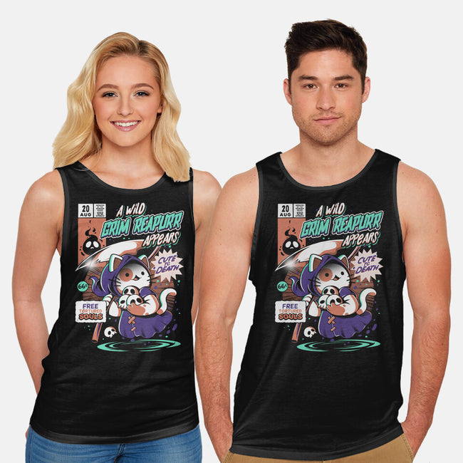 Grim Reapurr-unisex basic tank-ilustrata